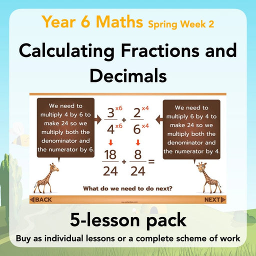 PlanBee Calculating with Fractions & Decimals Year 6 Maths | PlanBee