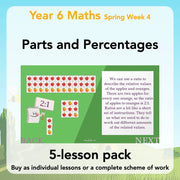 PlanBee Parts and Percentages Year 6 ratio and proportion | PlanBee
