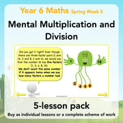 PlanBee Mental Multiplication & Division - Maths Planning & Resources - Year 6