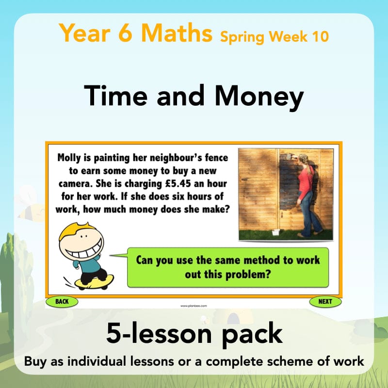PlanBee Year 6 Time Problems | Time and Money KS2 Maths