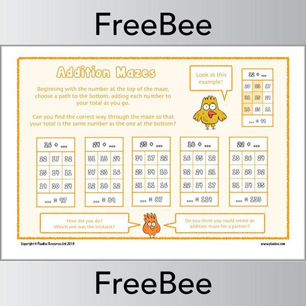 PlanBee Maths puzzles for kids