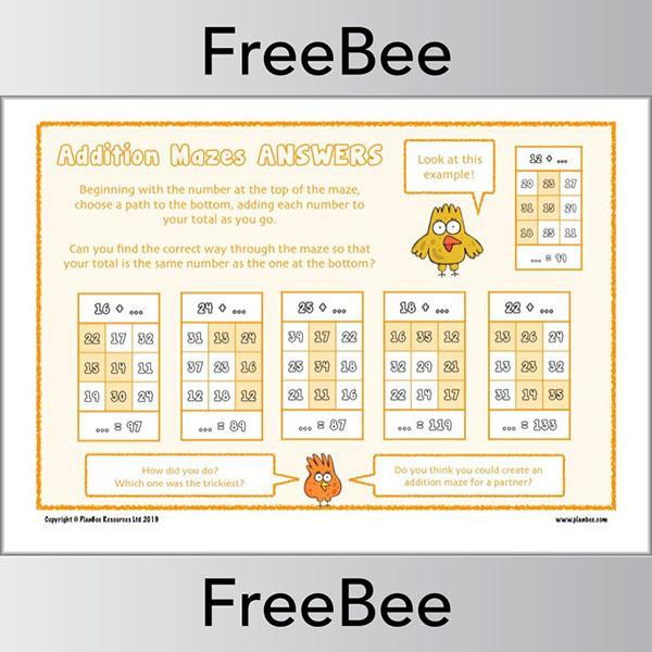 PlanBee Maths puzzles for kids