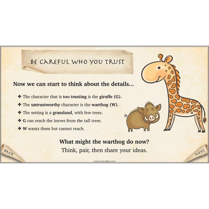 PlanBee Aesop's Fables KS2 English Lesson Pack by PlanBee