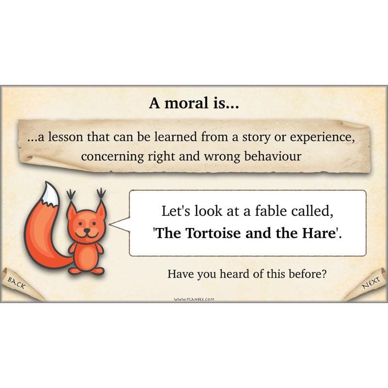 PlanBee Aesop's Fables KS2 English Lesson Pack by PlanBee