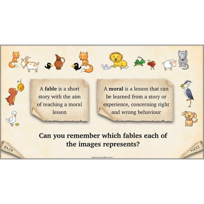 PlanBee Aesop's Fables KS2 English Lesson Pack by PlanBee