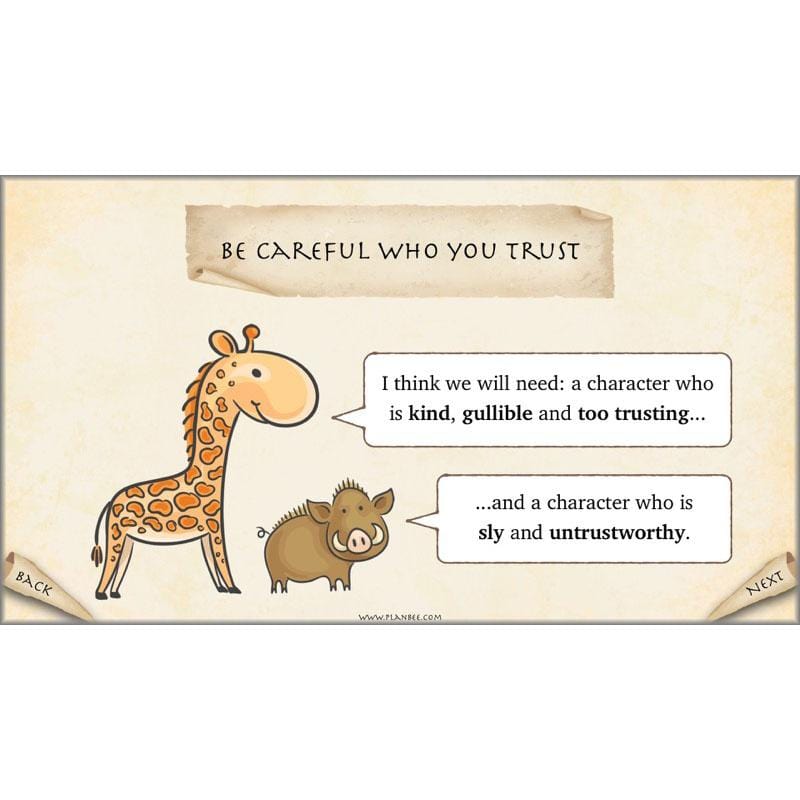 PlanBee Aesop's Fables KS2 English Lesson Pack by PlanBee