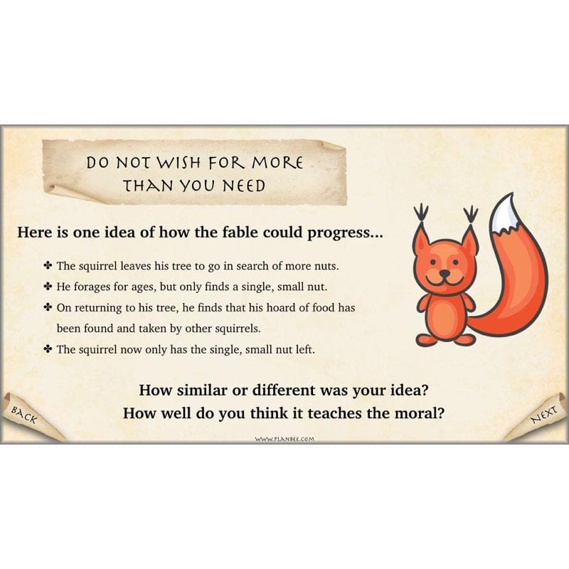 PlanBee Aesop's Fables KS2 English Lesson Pack by PlanBee