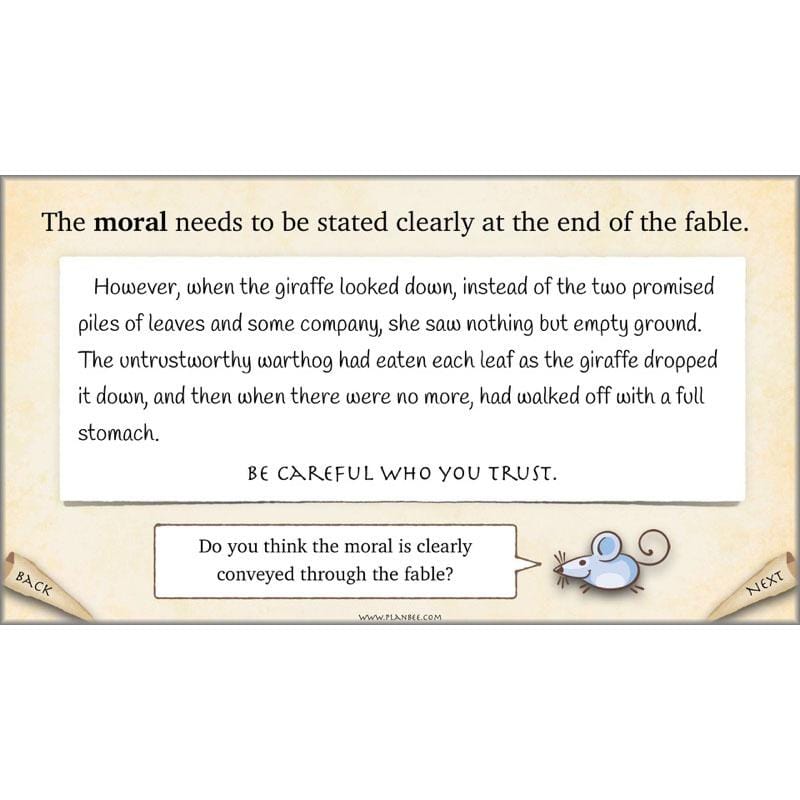 PlanBee Aesop's Fables KS2 English Lesson Pack by PlanBee