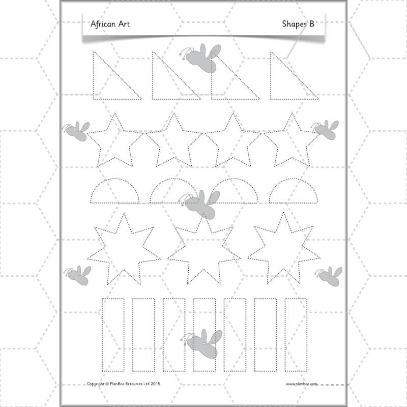 PlanBee African Art KS1: Year 1 & 2 Art Lessons by PlanBee