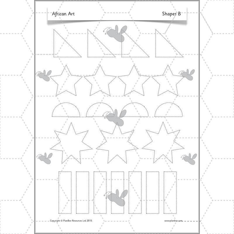 PlanBee African Art KS1: Year 1 & 2 Art Lessons by PlanBee