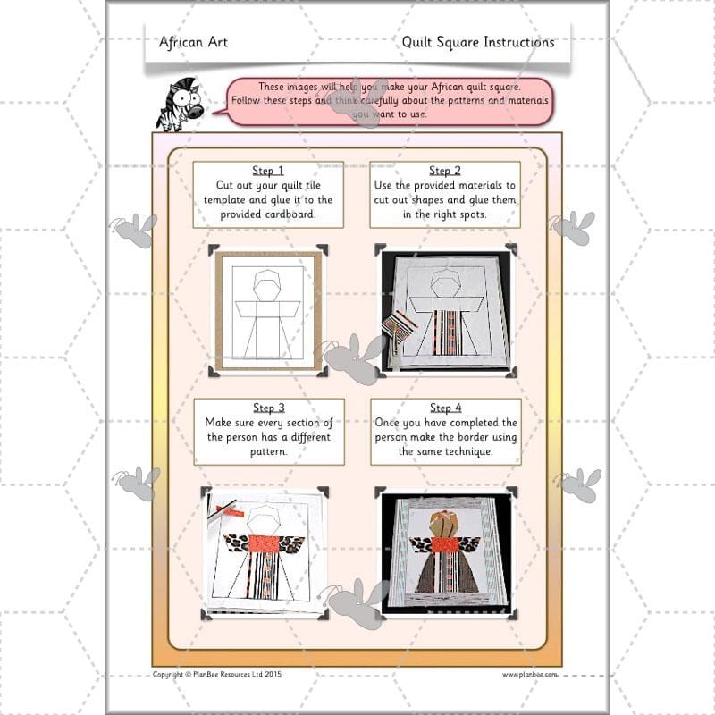 PlanBee African Art KS1: Year 1 & 2 Art Lessons by PlanBee