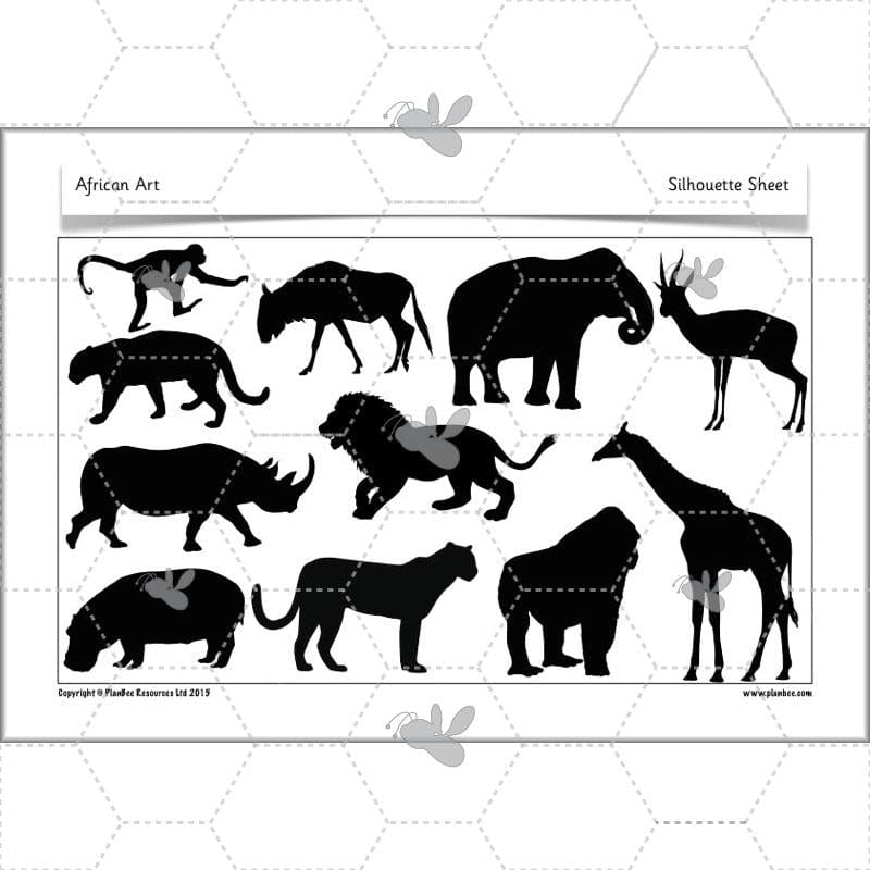 PlanBee African Art KS1: Year 1 & 2 Art Lessons by PlanBee