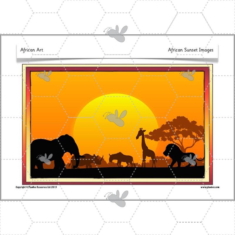 PlanBee African Art KS1: Year 1 & 2 Art Lessons by PlanBee