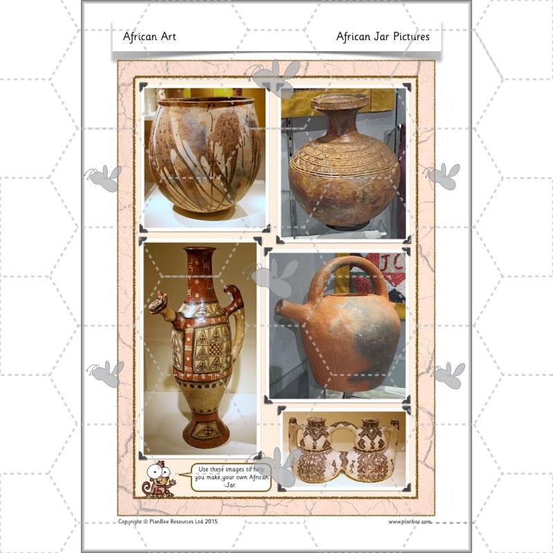 PlanBee African Art KS1: Year 1 & 2 Art Lessons by PlanBee