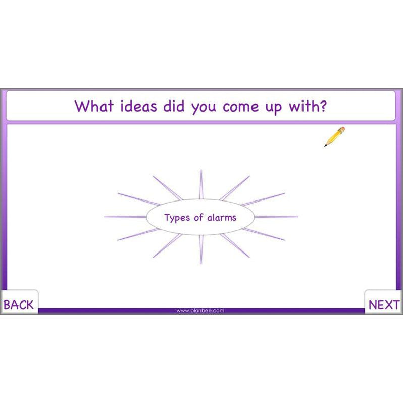 Alarms Electrical Circuits DT Primary Resources PlanBee KS2