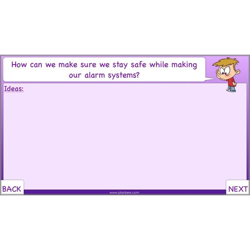PlanBee Alarms - Electrical Circuits: DT Primary Resources - PlanBee KS2