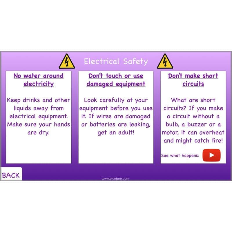 PlanBee Alarms - Electrical Circuits: DT Primary Resources - PlanBee KS2