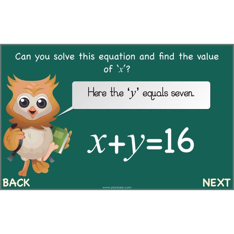 PlanBee Algebra: simple algebra lesson planning for Year 6