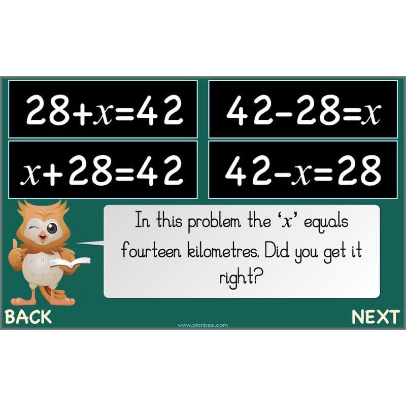 PlanBee Algebra: simple algebra lesson planning for Year 6