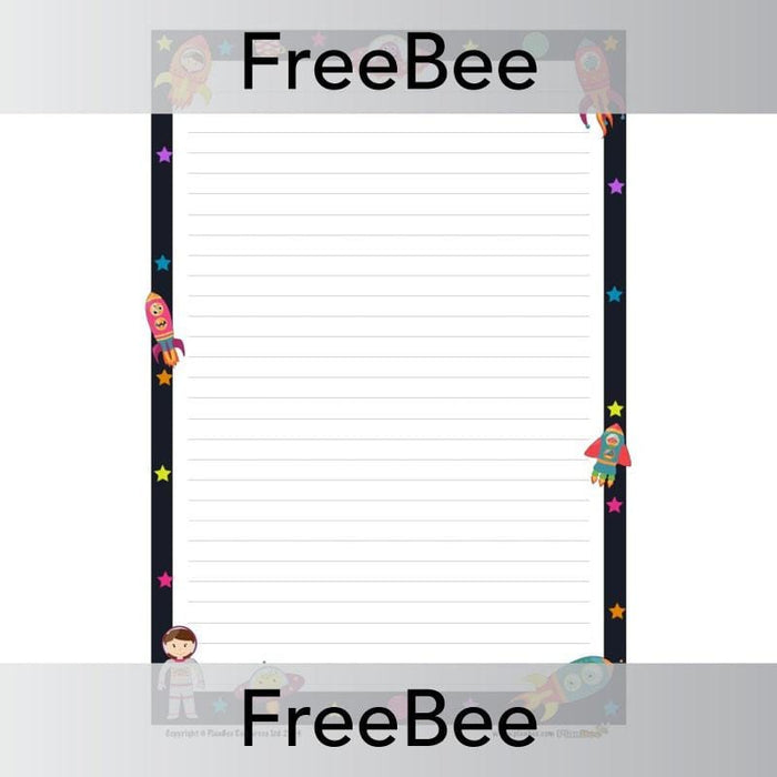 PlanBee Alien Writing Frame | PlanBee FreeBees