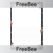 PlanBee Alien Writing Frame | PlanBee FreeBees