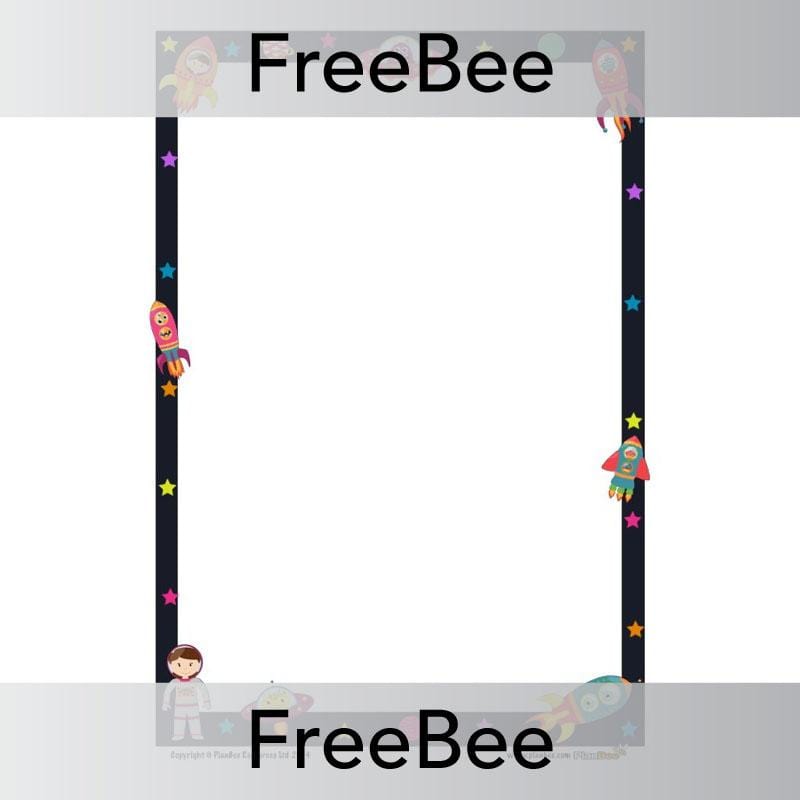 PlanBee Alien Writing Frame | PlanBee FreeBees