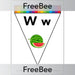 PlanBee FREE Alphabet Bunting by PlanBee
