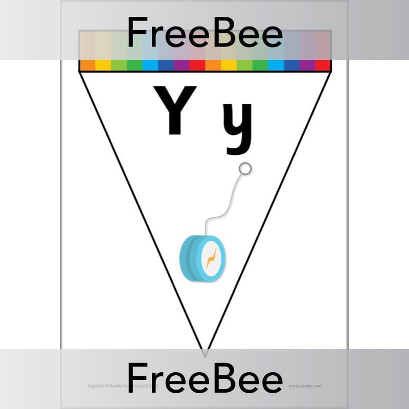 PlanBee FREE Alphabet Bunting by PlanBee