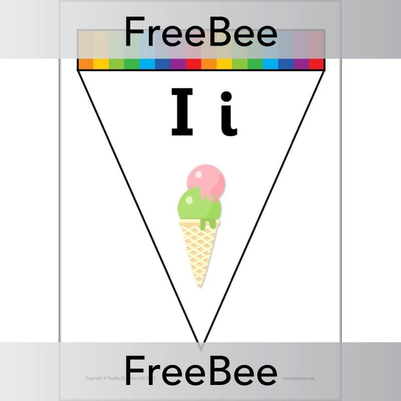 PlanBee FREE Alphabet Bunting by PlanBee