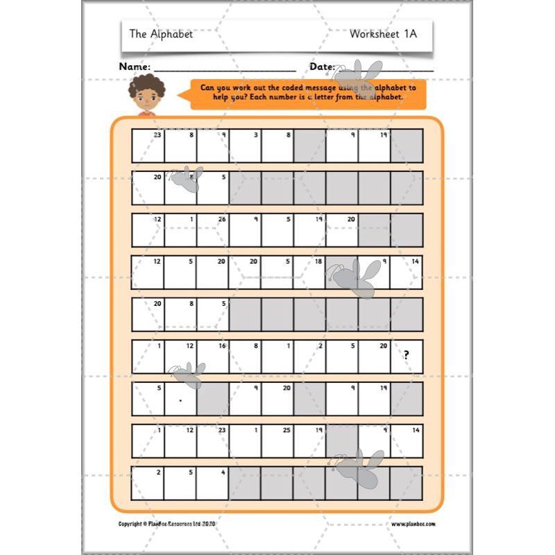PlanBee The Alphabet KS1 - Plans, Slides and Worksheets - PlanBee