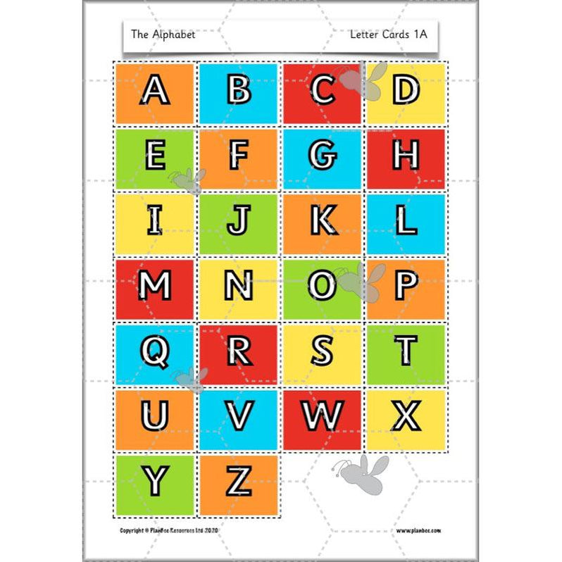 Alphabet In Half Alphabetical Order KS1 Lessons and Worksheets by PlanBee