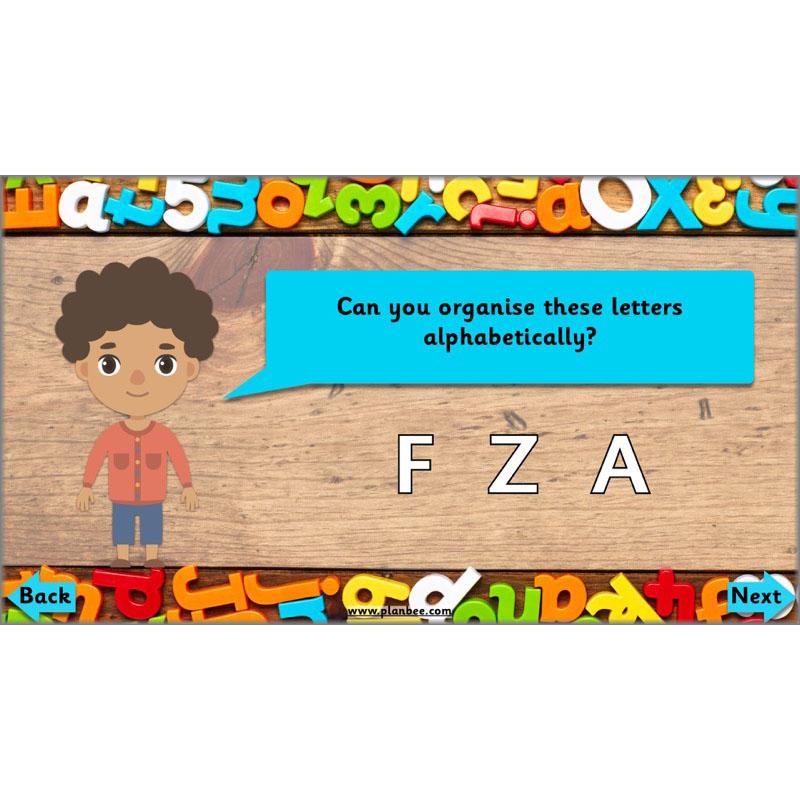 PlanBee The Alphabet KS1 - Plans, Slides and Worksheets - PlanBee
