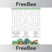 Free Amazon Rainforest Animals Word Search by PlanBee