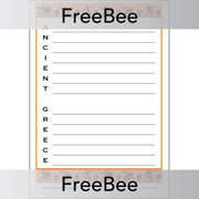 Free Ancient Greece Acrostics Poem Template | PlanBee