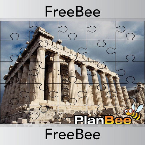 FREE Printable Ancient Greece Jigsaw by PlanBee