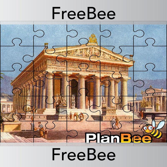 PlanBee FREE Ancient Greece Reward Jigsaw | PlanBee FreeBees