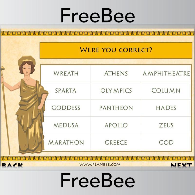 PlanBee Ancient Greece Brain Teasers | PlanBee FreeBees