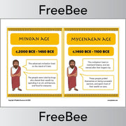 PlanBee FREE Ancient Greek Timeline KS2 Display Cards