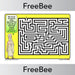 FREE Printable Ancient Greece Labyrinth Maze by PlanBee
