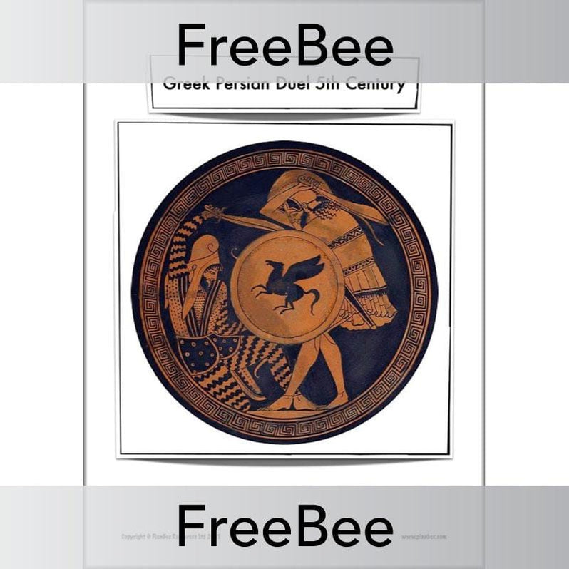 Free Ancient Greek Shield Designs Sheets by PlanBee