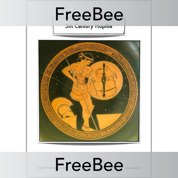 PlanBee Free Ancient Greek Shield Designs Sheets by PlanBee