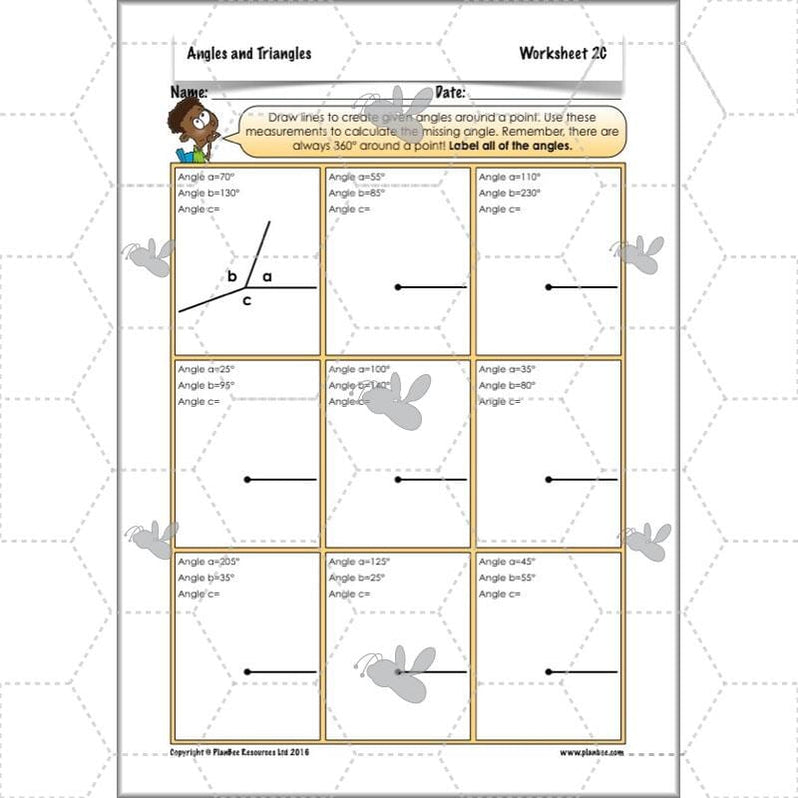 Year 5 Angles and Triangles Maths Lessons by PlanBee