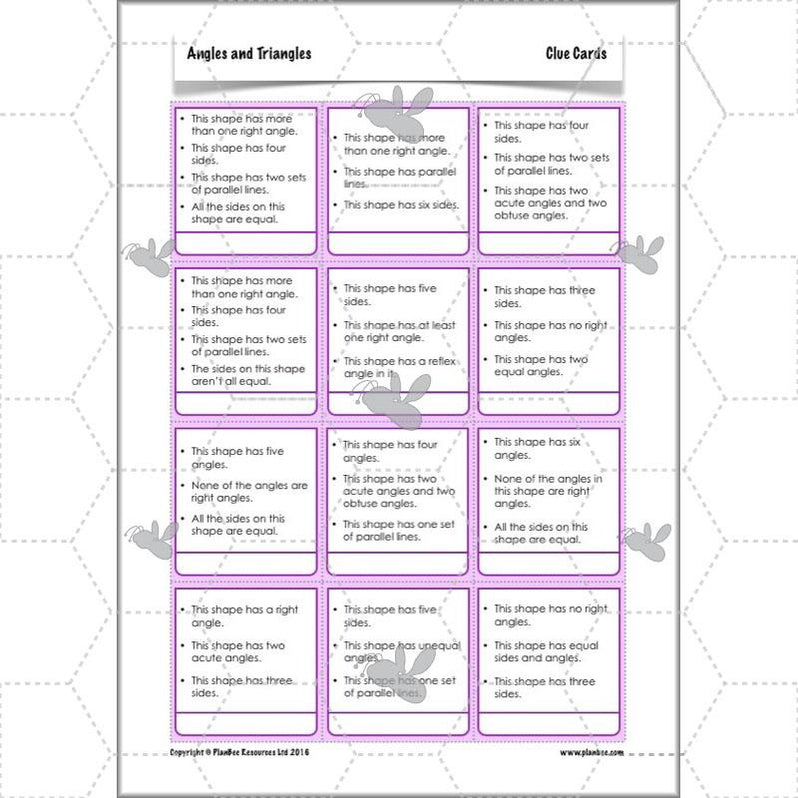 Year 5 Angles and Triangles Maths Lessons by PlanBee