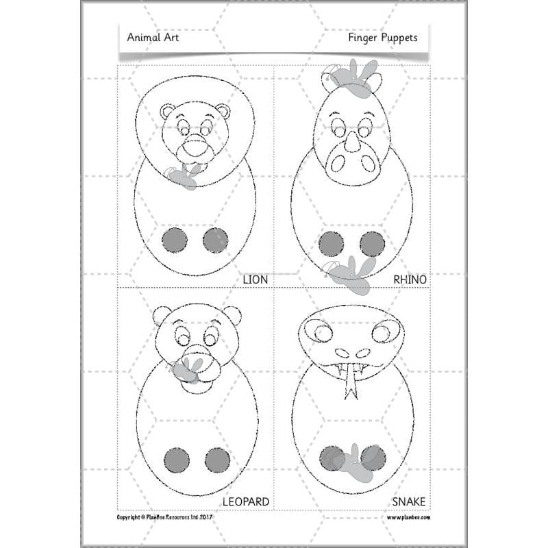 PlanBee Animal Art lessons and planning for KS1 created by PlanBee