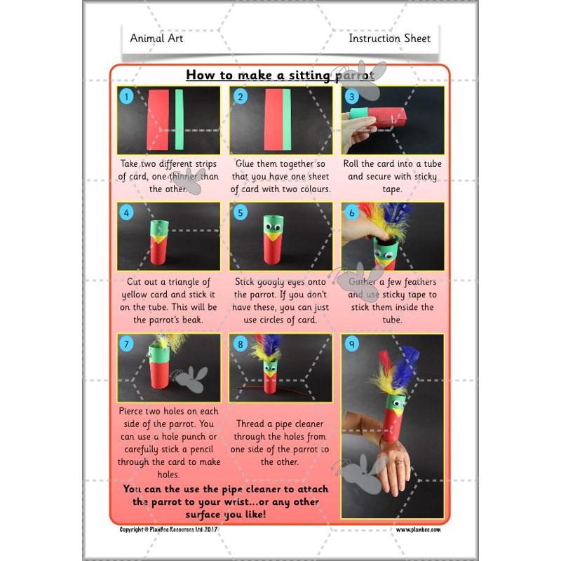 PlanBee Animal Art lessons and planning for KS1 created by PlanBee