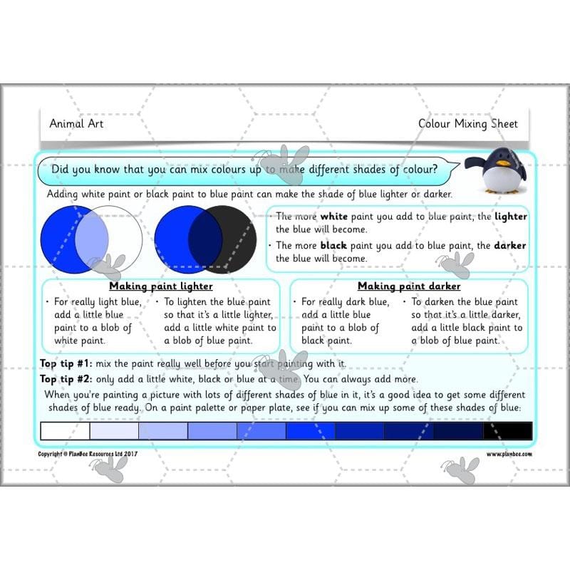 PlanBee Animal Art lessons and planning for KS1 created by PlanBee