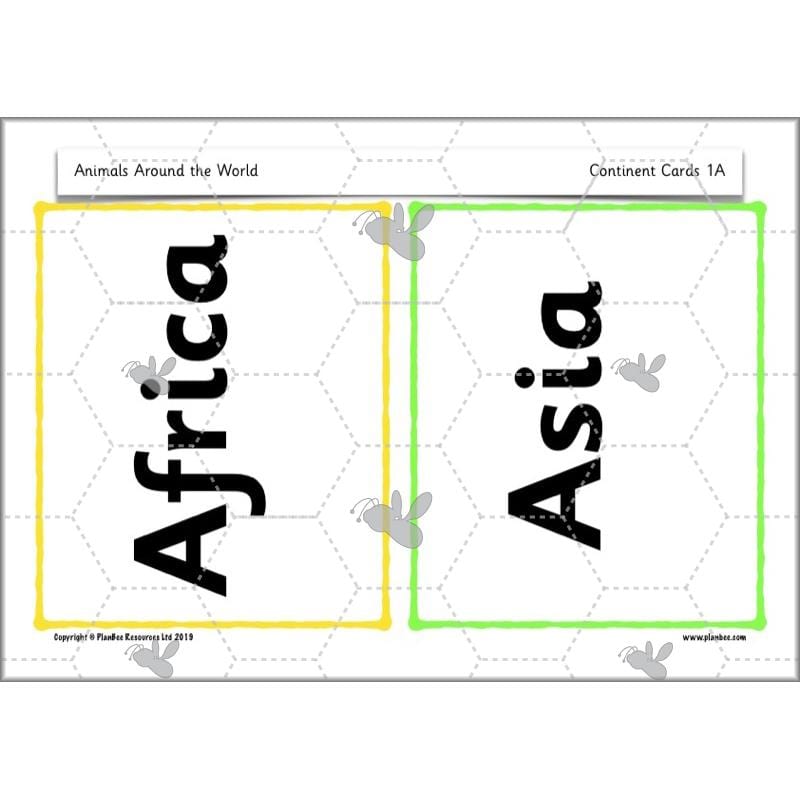 PlanBee Animals Around the World KS1 Geography - PlanBee