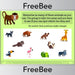 Free Animals of the World Brain Teasers by PlanBee