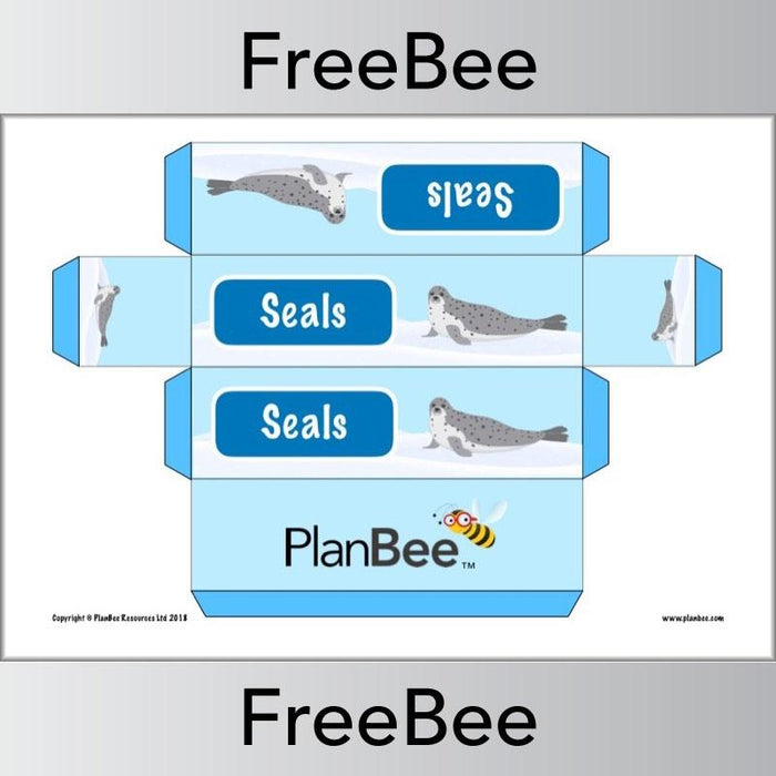 PlanBee Free Arctic Animals Group Name Labels by PlanBee