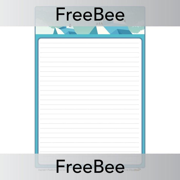 Blank Writing Paper Printable Frames, Resource